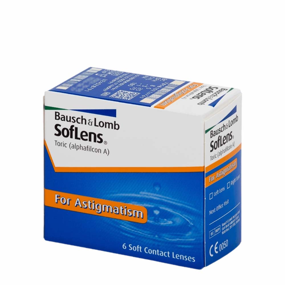 SofLens Toric for Astigmatism (SofLens 66 Toric ) 6 Pack